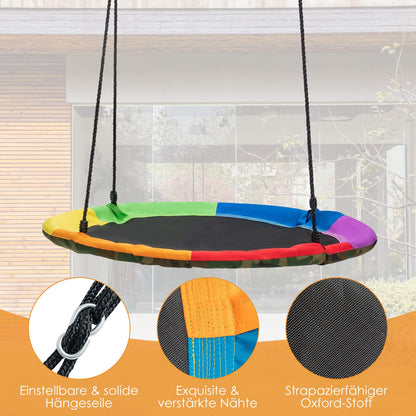 DREAMADE Doppelschaukel mit Schaukelgestell, bis 300kg belastbar, Gartenschaukel Kinderschaukel Outdoor für Kinder Garten Schaukelgerüst Schaukelset mit Metallgestell (Schaukelgestell+2 Schaukeln)